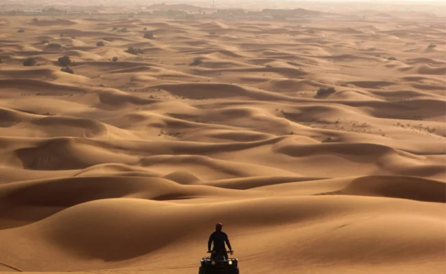Quad Bike Ride in Desert
